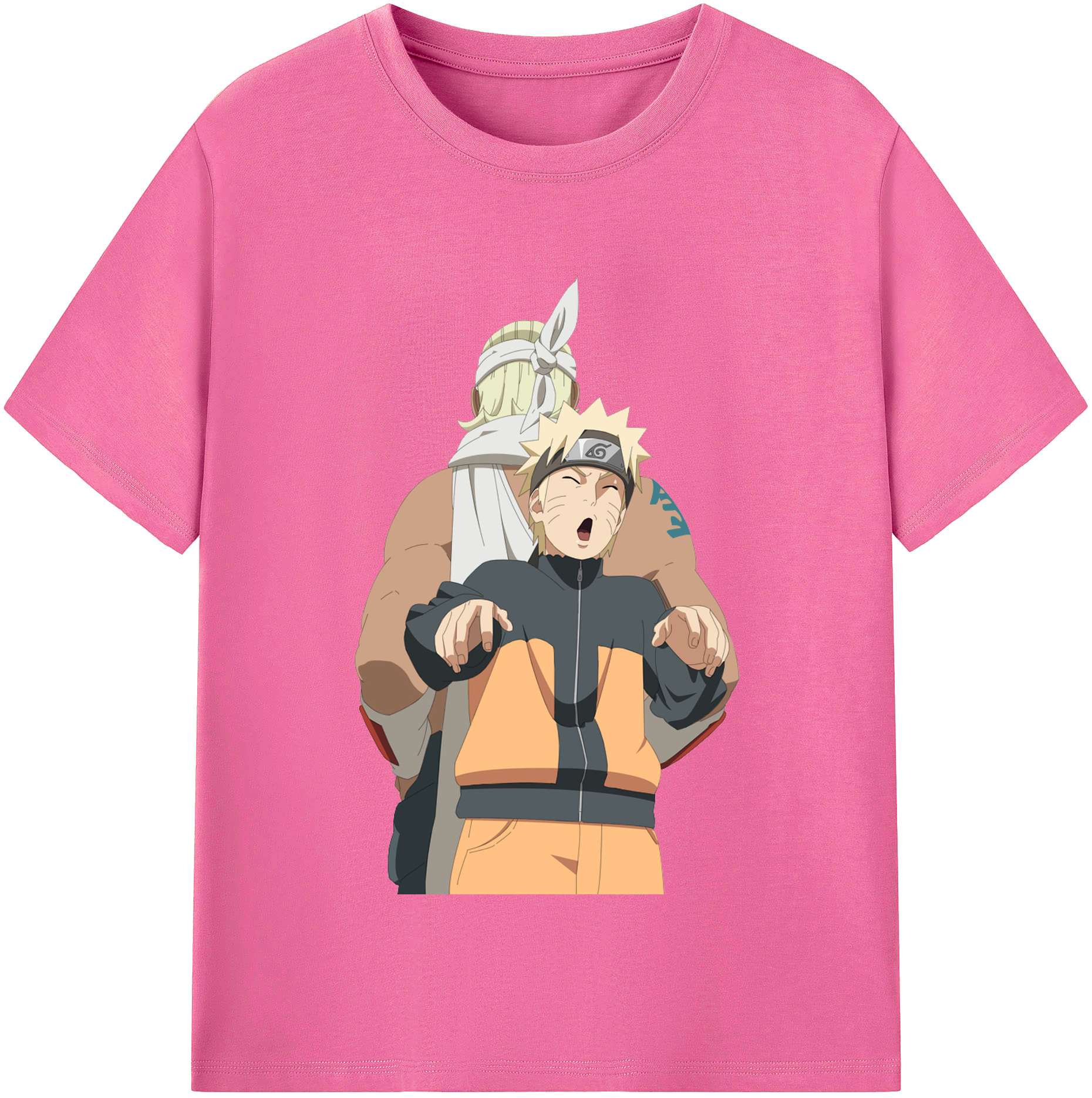 （画像用） NARUTO -ナルト- うずまき ナルト Uzumaki Naruto レディースカジュアルプリントTシャツ（綿100％）